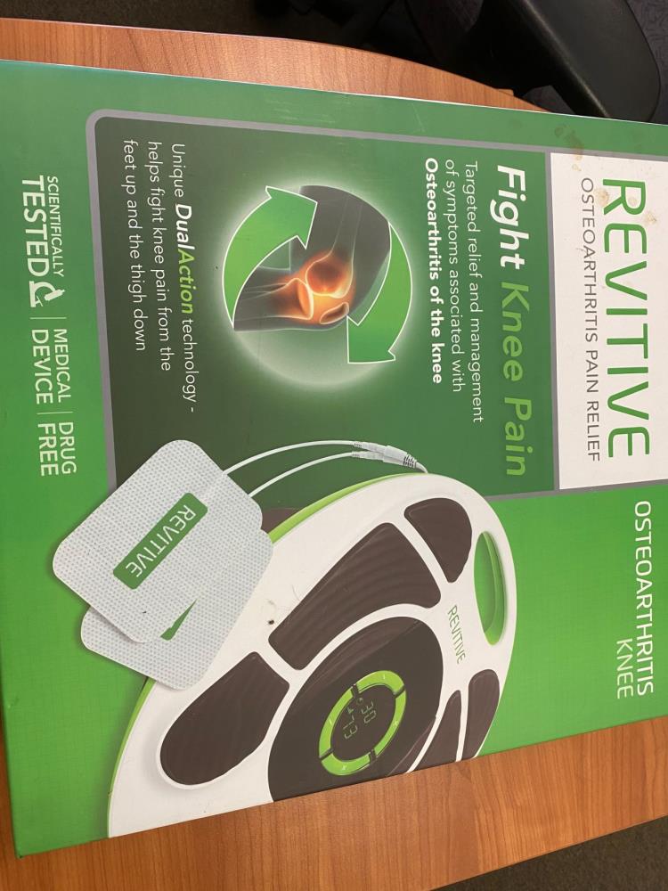 Reprieve Pain Relief Machine Hand Machine Lot 73 - Revitive Osteoarthritis Pain Relief Machine | AuctionsPlus