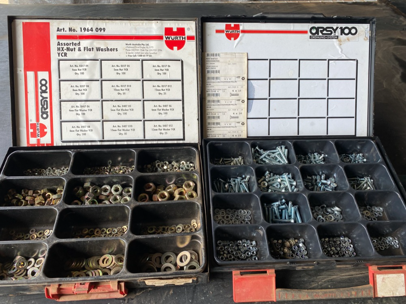 Lot 366 ASSORTED WURTH BOLTS, NUTS AND WASHERS AuctionsPlus