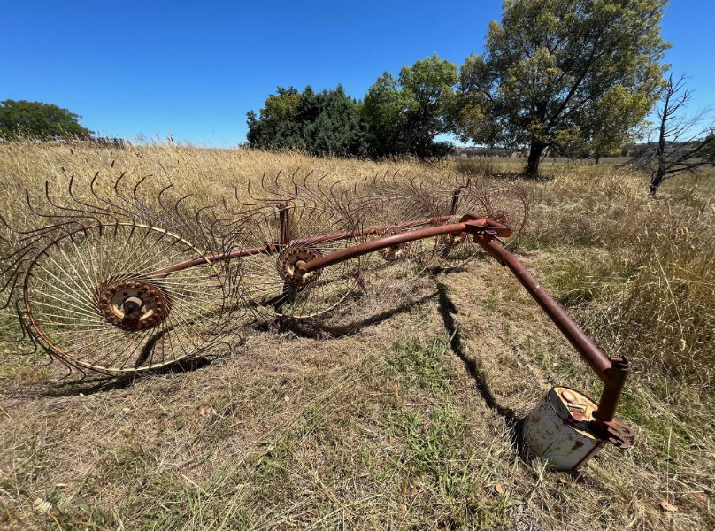 Lot 138 - 5 Wheel trailing Hay Rake | AuctionsPlus