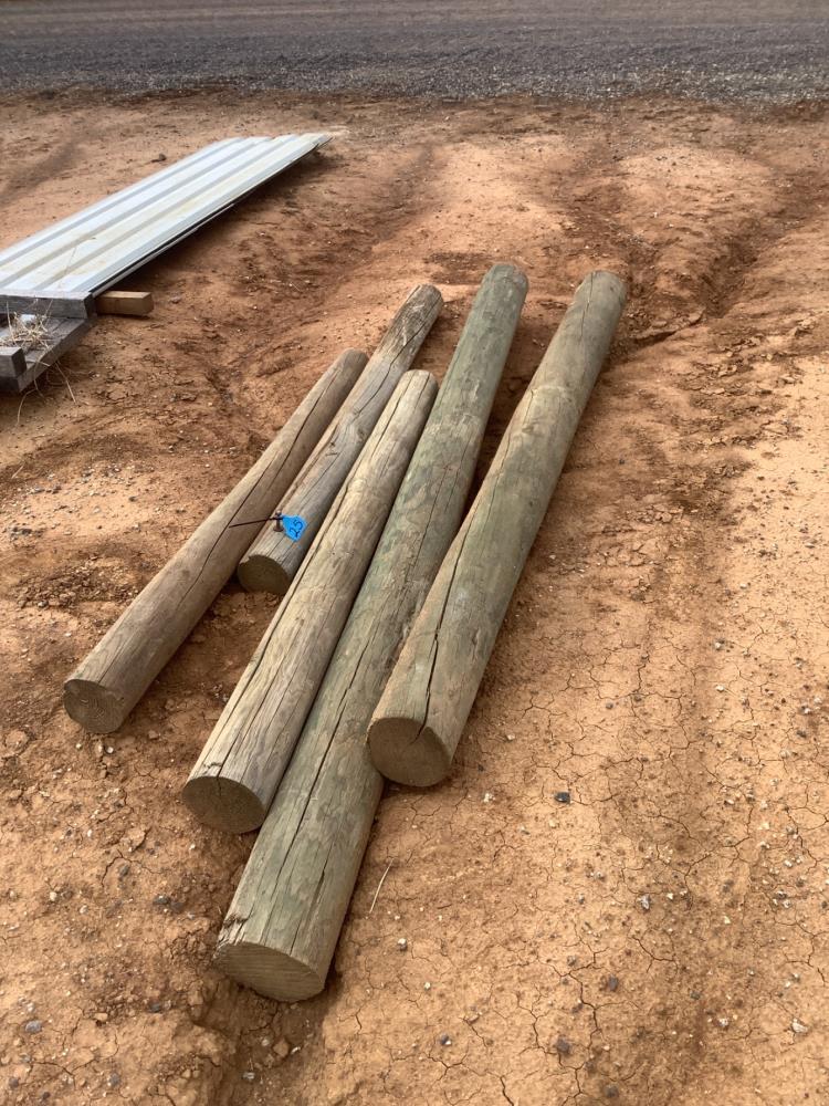 Lot 25 Pine Posts AuctionsPlus