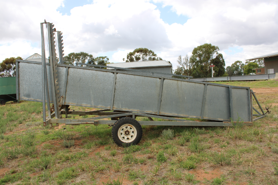 Lot 22 Portable Adjustable Sheep Loading Ramp AuctionsPlus