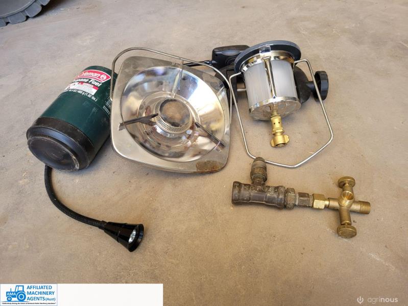 Lot 71 - Primus Gas Light, Hotplate & Camping Torch | AuctionsPlus