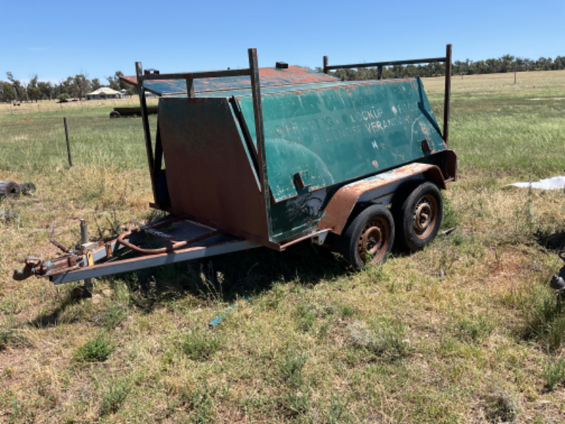 Lot 21 Dual Axle Builders Trailer AuctionsPlus