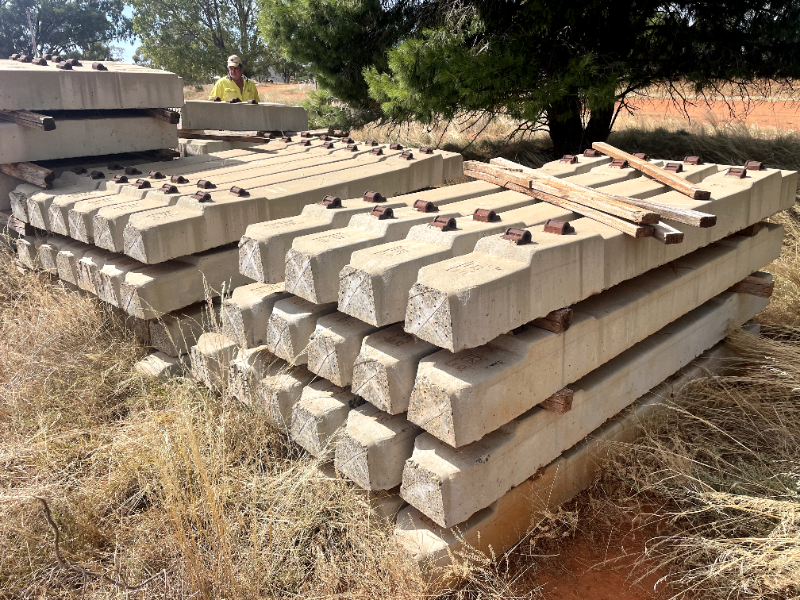 Lot 41 Concrete Railway Sleepers AuctionsPlus