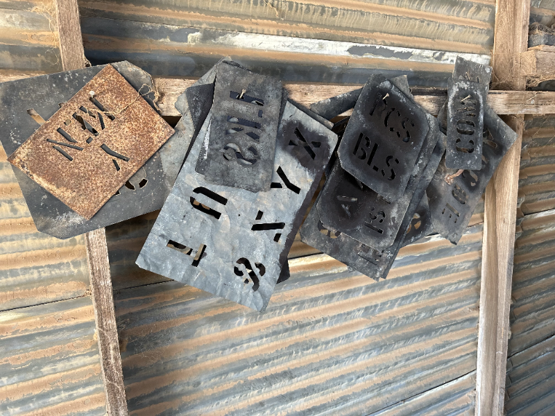 Lot 120 Assorted Wool Stencils AuctionsPlus