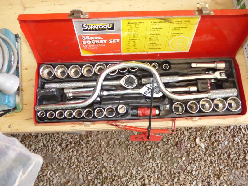 Lot 91 Super tools socket set AuctionsPlus