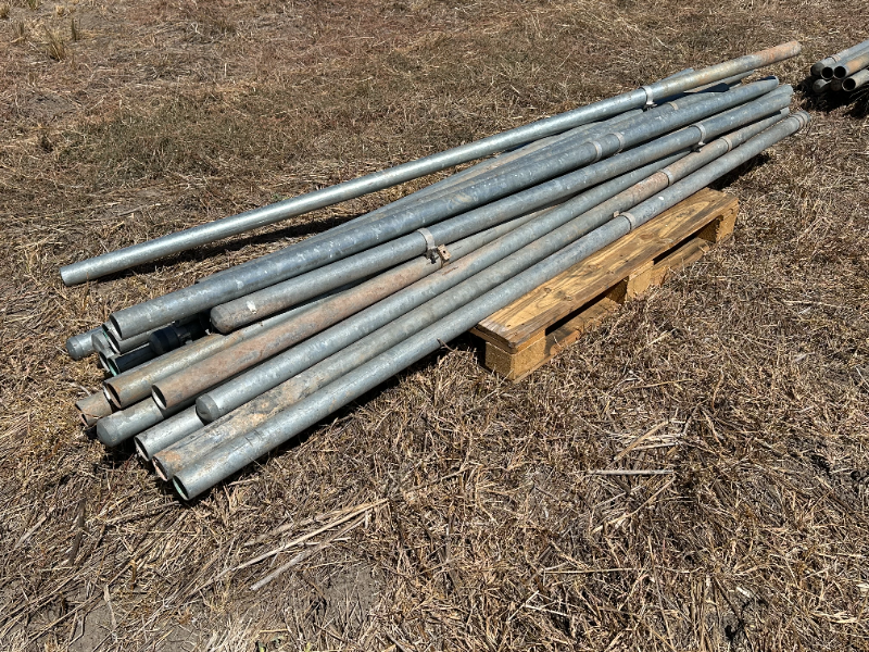 Lot 93 - 22x lengths 60mm gal pipe | AuctionsPlus