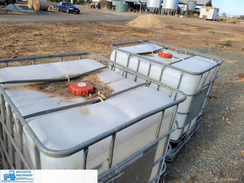 Lot 170 2x 1,000 Ltr IBC Shuttles AuctionsPlus