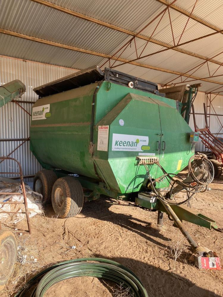 Lot 2 KEENAN FEED MIXER AuctionsPlus