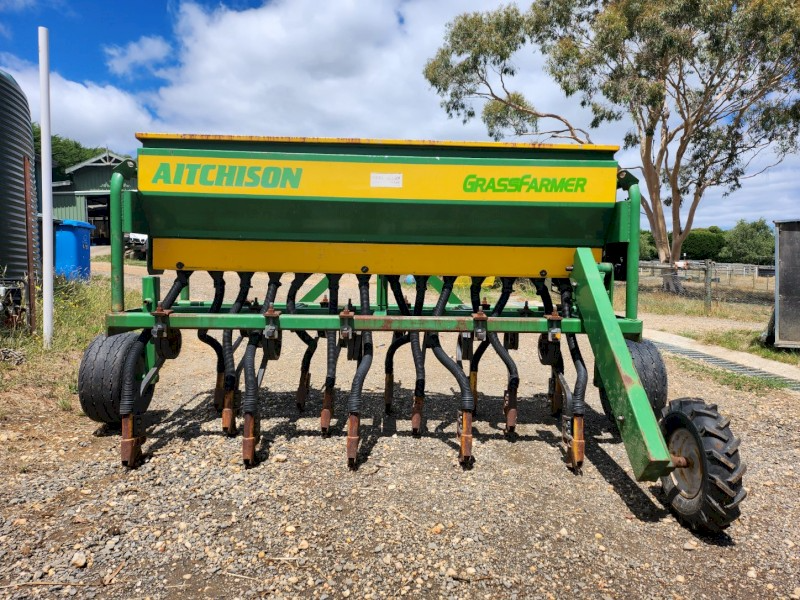 Lot 26 Aitchison Grass Farmer Seed Drill Model 1414 AuctionsPlus
