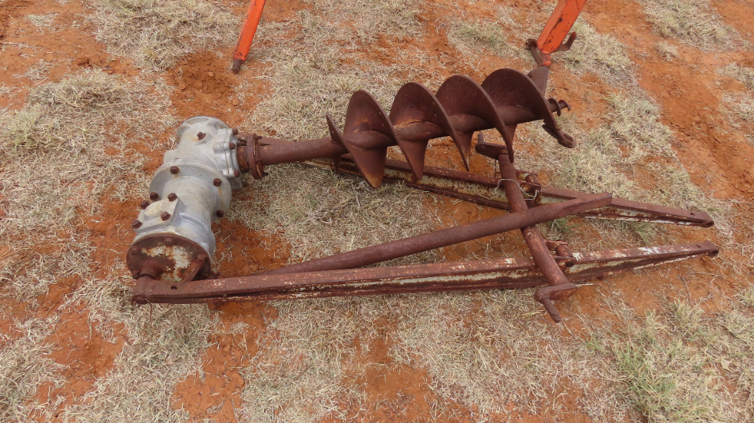 LOT 72 Massey Ferguson post hole digger AuctionsPlus