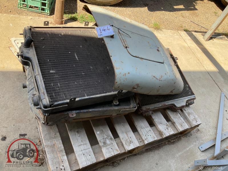 Lot 144 Austin Forward Control radiators x 3, 1 reconditioned and