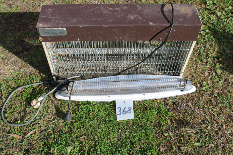 Lot 368 Bug zapper and Electric Heater AuctionsPlus