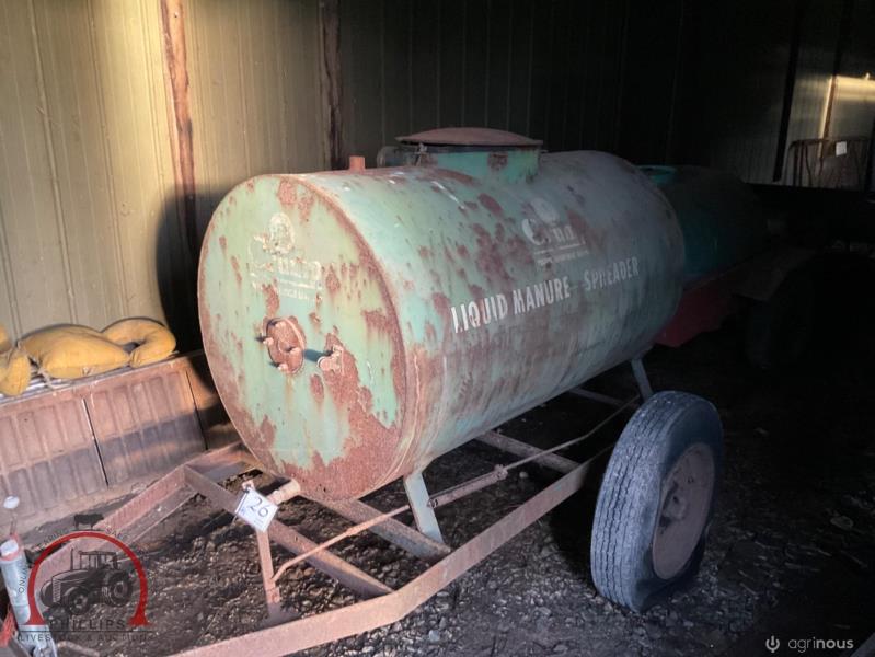 Lot 26 Crump liquid manure trailer/cart AuctionsPlus