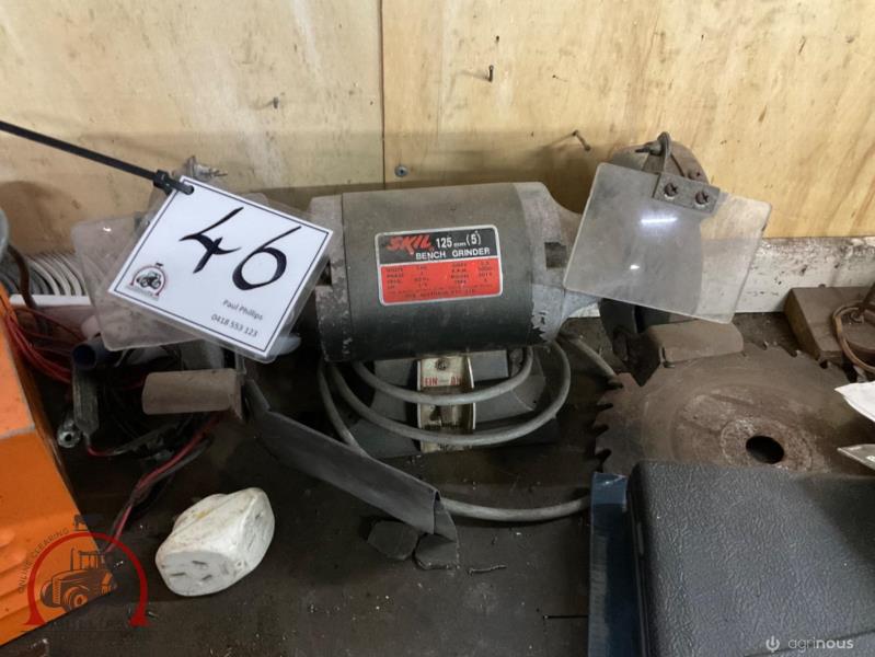 Lot 46 - Skil 5' bench grinder | AuctionsPlus