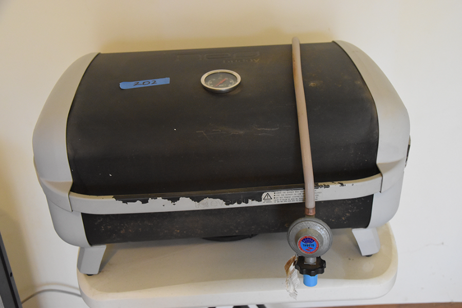 Lot 202 Everdure Neo Buddy Gas BBQ & Table AuctionsPlus