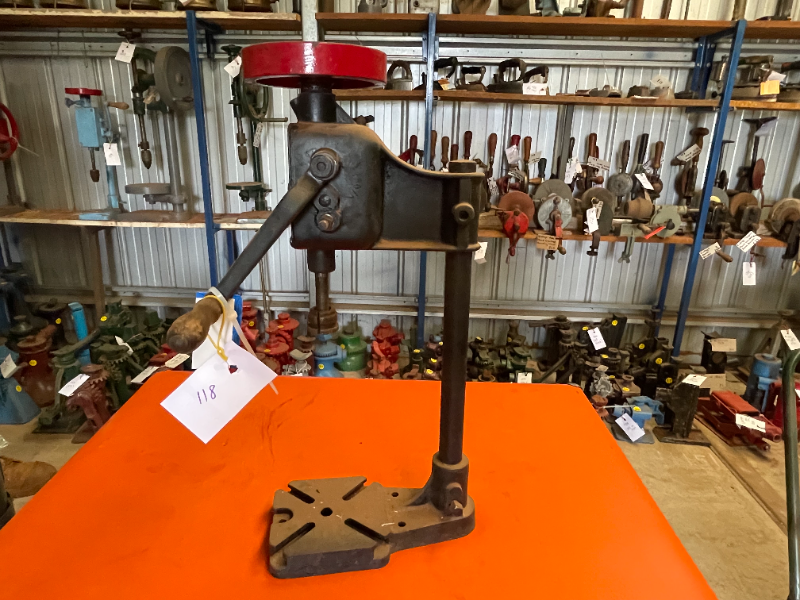 Lot 118 Vintage Drill Press AuctionsPlus