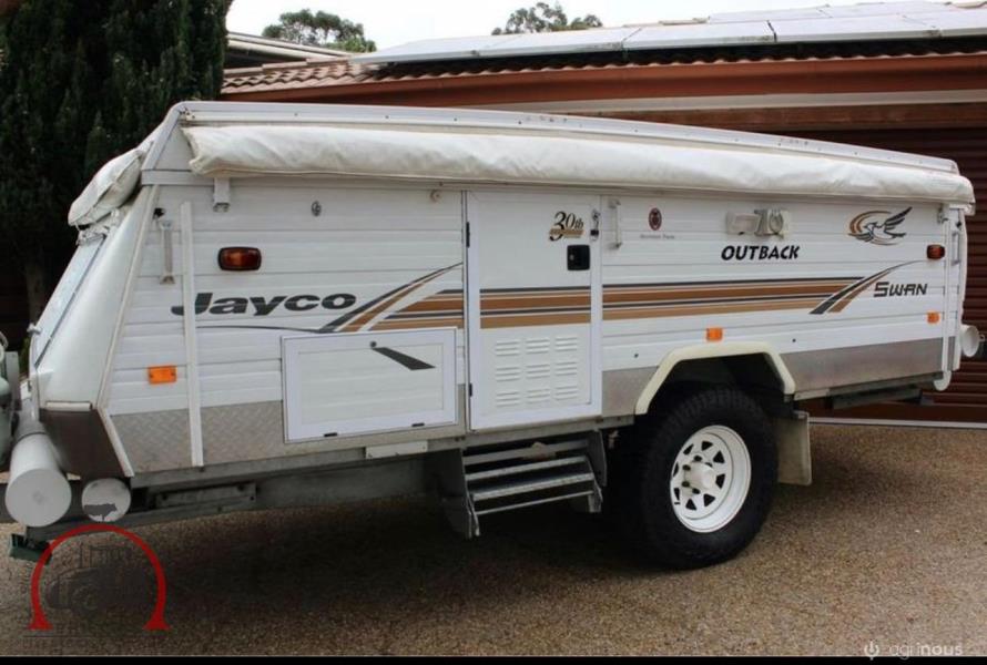 Lot 217 2005 Jayco Swan Outback 30th Anniversary camper, AuctionsPlus