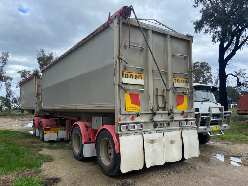 Lot 365 - B Double Tipper Trailers | AuctionsPlus