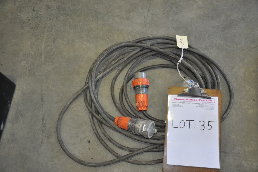 Lot 35 High voltage extension lead AuctionsPlus