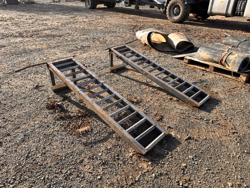 Lot 63 Homemade Steel Loading Ramps AuctionsPlus