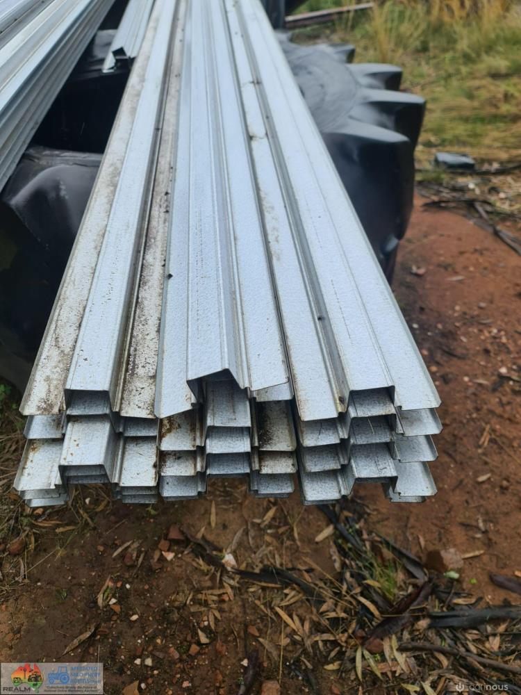 Lot 84 16x 6.0m Lengths of New Steel TopHat Battens AuctionsPlus