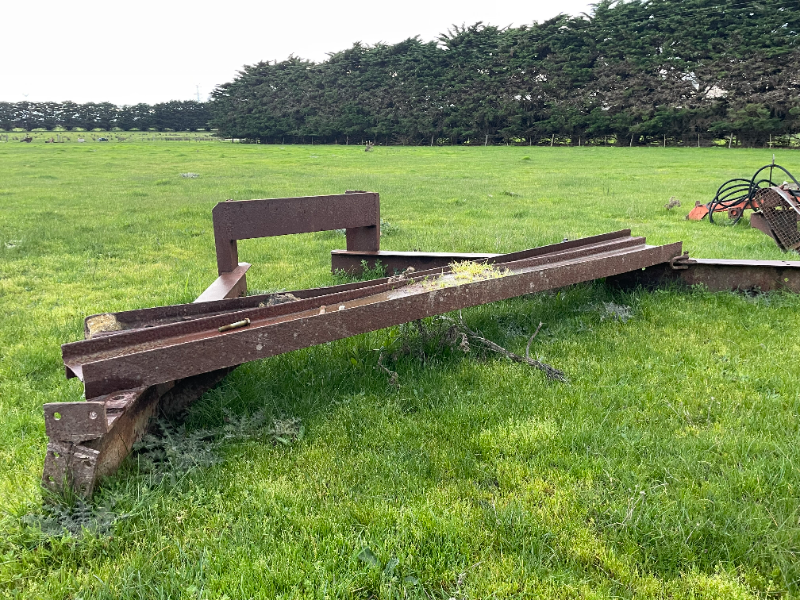 Makeshift Rake Lot 180 - Homemade Rock Rake | AuctionsPlus