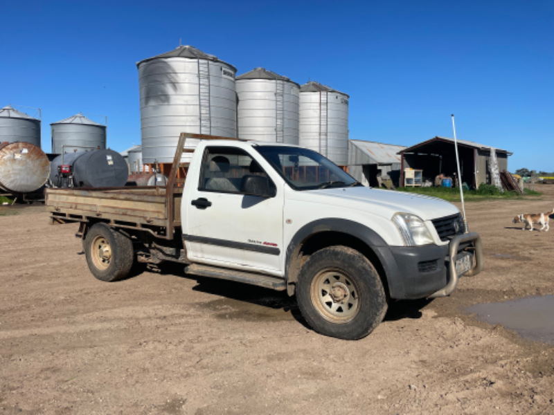 Lot Holden Rodeo Ute Single Cab Steel Tray Auctionsplus