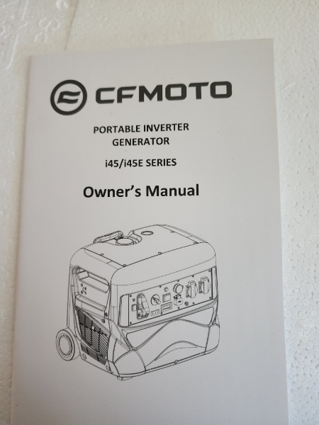Lot 28 - CF MOTO inverter/generator | AuctionsPlus