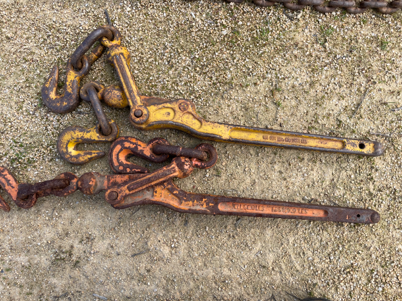 Lot 188 Truck Chain Dogs x 2 WLL 5400lbs AuctionsPlus