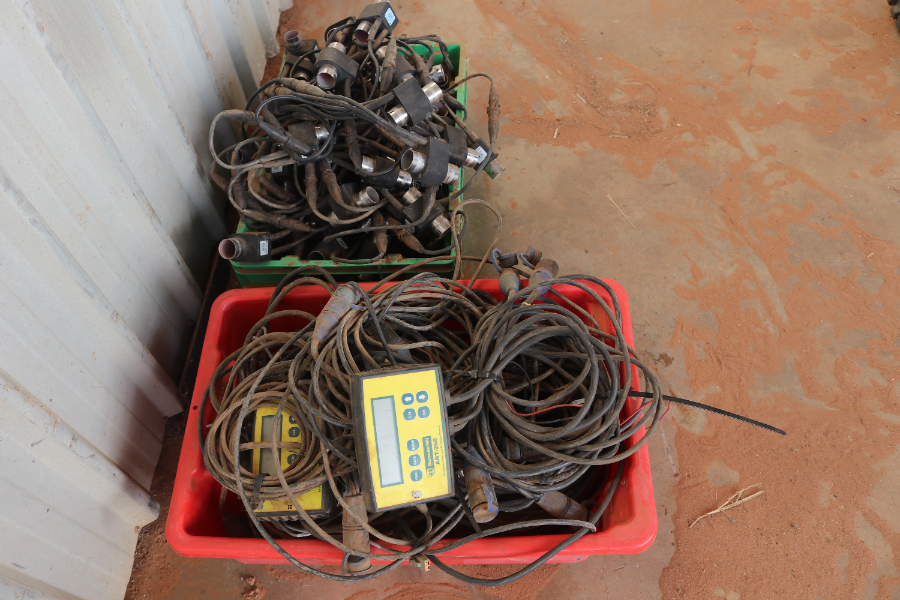 Lot 16 Ag Tron blockage monitoring kit for air seeder. AuctionsPlus
