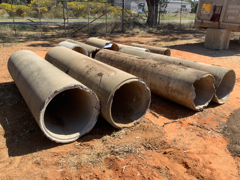 Lot 24 Concrete Pipes Auctionsplus