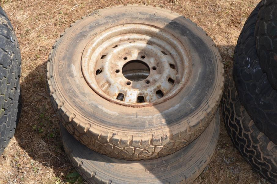 Lot 183 - 2 x 185R14C Tyres and Rims | AuctionsPlus