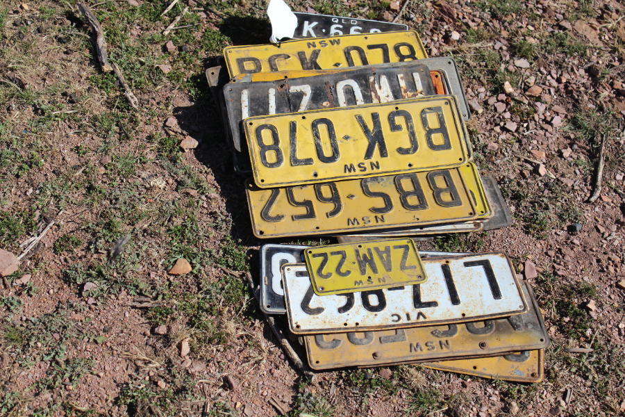 Lot 1086 Collection of Old Number Plates AuctionsPlus