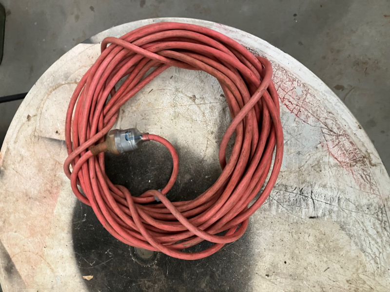 Lot 83 20 Metre Extension Lead Red AuctionsPlus