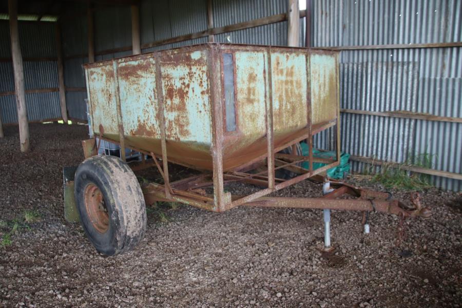 Lot 124 Grain Feed out wagon AuctionsPlus