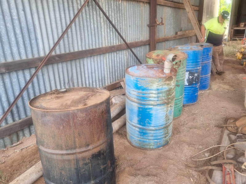 MOLASSES DRUMS AuctionsPlus