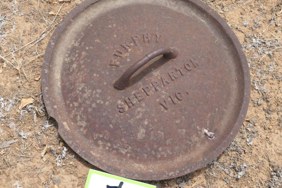 Lot 76 Furphy Camp Oven Lid AuctionsPlus
