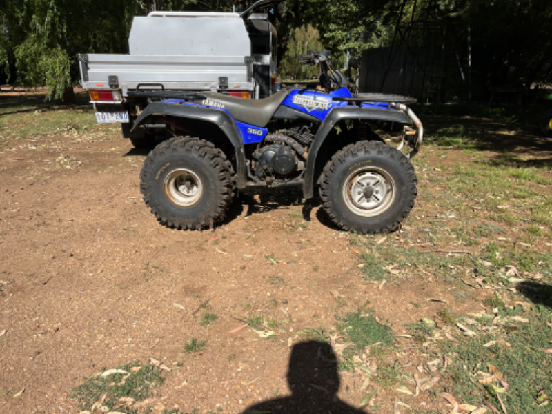 Lot Yamaha Big Bear Quad Bike Auctionsplus