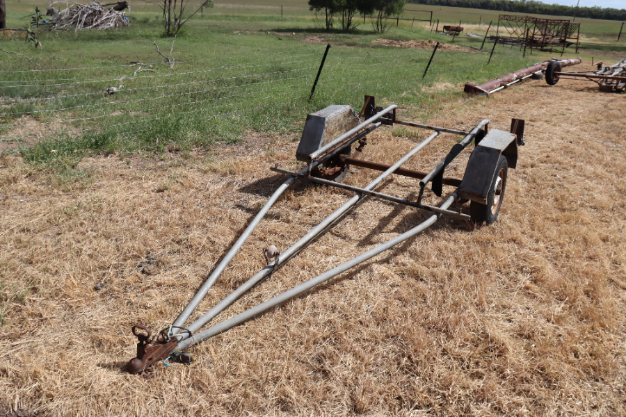 Lot 85 Gal boat trailer AuctionsPlus