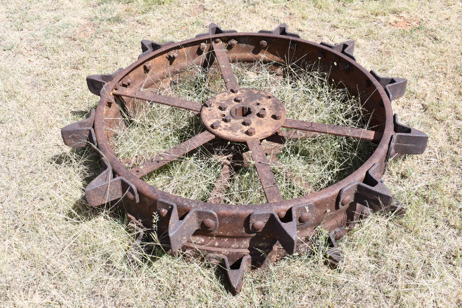 Lot 104 - Steel tractor wheel | AuctionsPlus