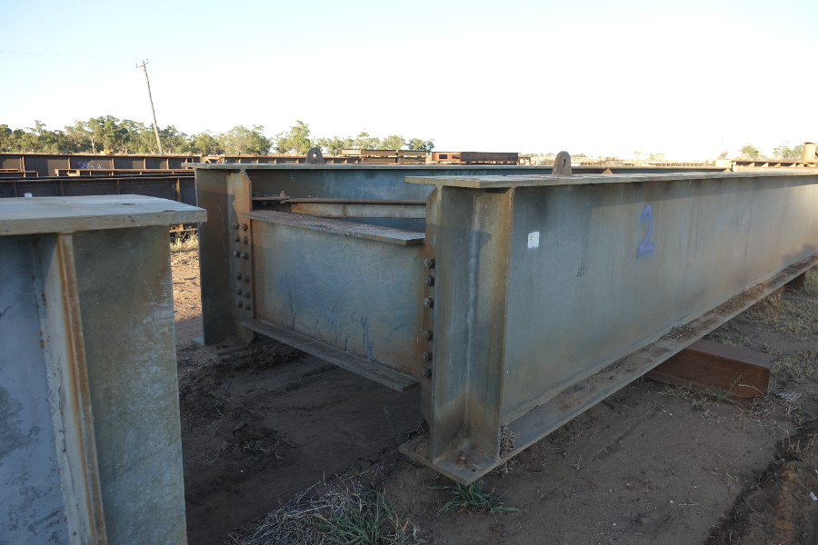 Lot 2 - 2 X RAIL BRIDGE GIRDER | AuctionsPlus
