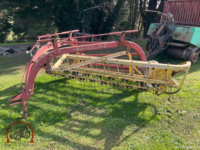 Hay Rake With Rear Roller Lot 5 - New Holland Super 56 roller bar hay rake | AuctionsPlus