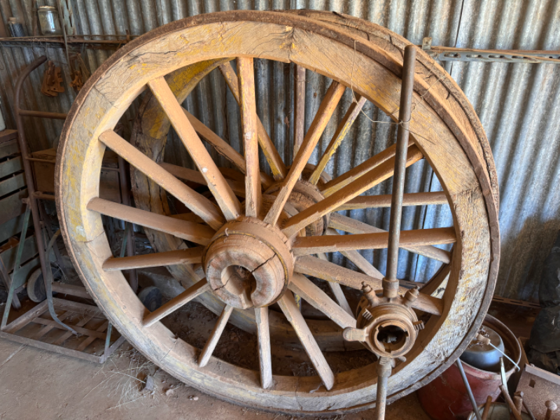 Lot 104 - Antique Wagon Wheels | AuctionsPlus