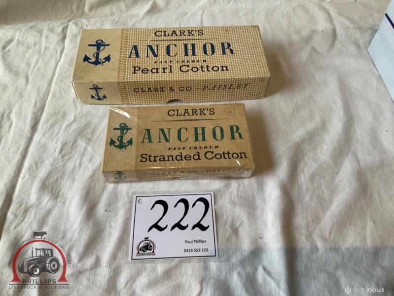 Lot 222 - Clarks Anchor boxes | AuctionsPlus