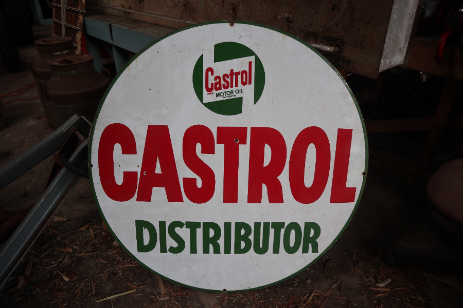 Lot 128 - Castrol Enamel Sign | AuctionsPlus