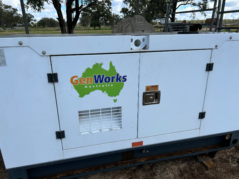 Lot 11 - GENWORKS Australia Diesel Generator 2022 | AuctionsPlus