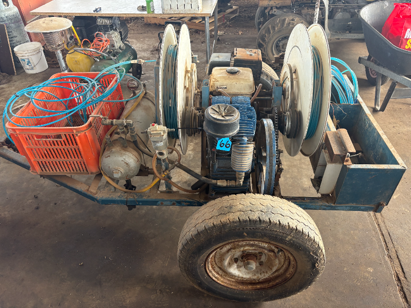 Lot 66 - Compressor on trailer | AuctionsPlus