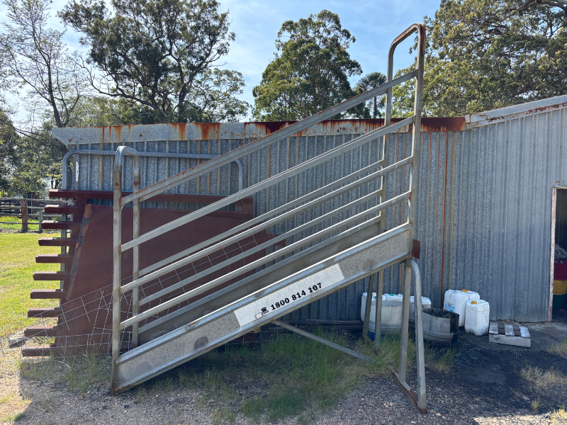 Lot 61 - CATTLE LOADING RAMP | AuctionsPlus