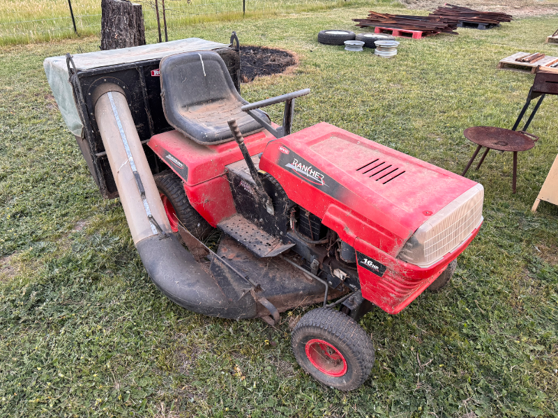 Lot 49 - Rover Rancher Ride-on-mower. | AuctionsPlus